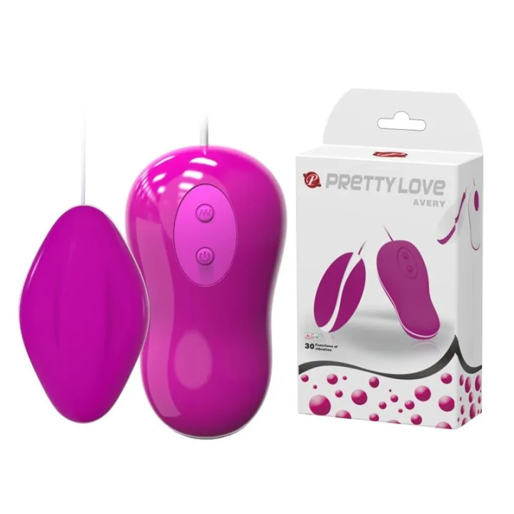 Stymulator wibracyjny, Pretty Love Avery, 30 funkcji, wodoodporny, 3,5 cm