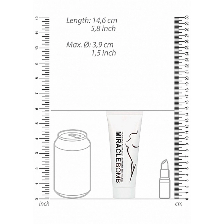 Żel do biustu Miracle Bomb z morszczynem, wit. B3 i olejkami 100 ml