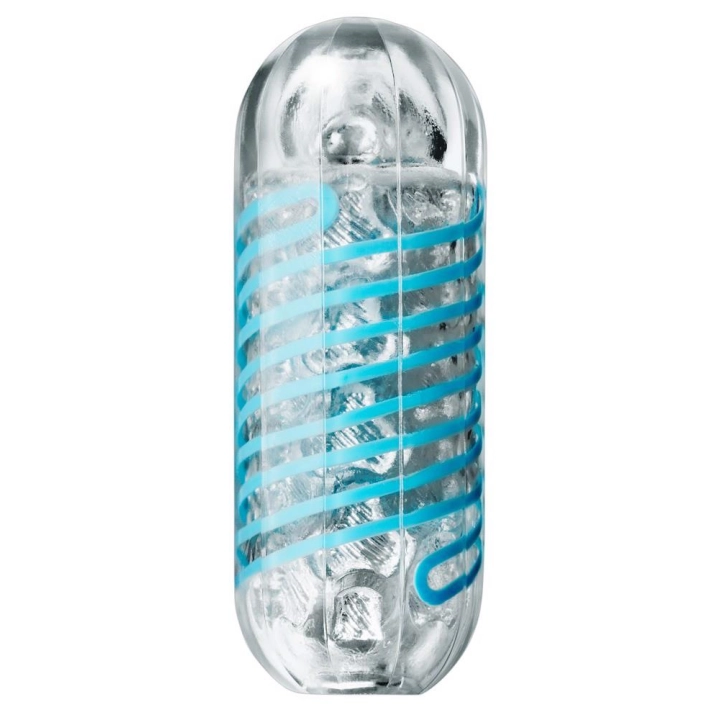 Masturbator Tenga Spinner Tetra — przezroczysty, obracający się, wielokrotnego użytku