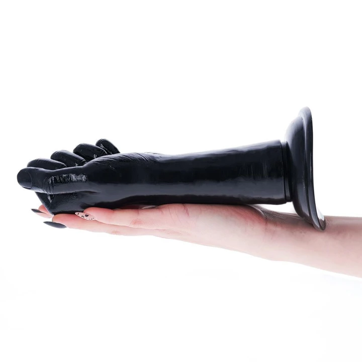 Fisting analny Pugno Fisting Errigal Nero - PVC, 8,6 cm średnicy, długość 24 cm