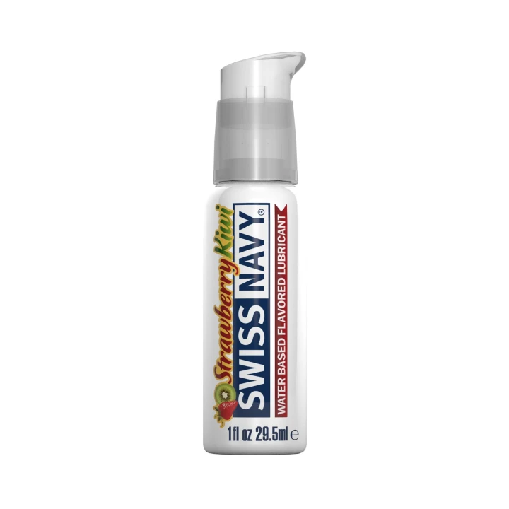 Lubrykant smakowy Swiss Navy® - Truskawkowo-Kiwi, 1 fl oz / 30 ml, długotrwały, komfortowy