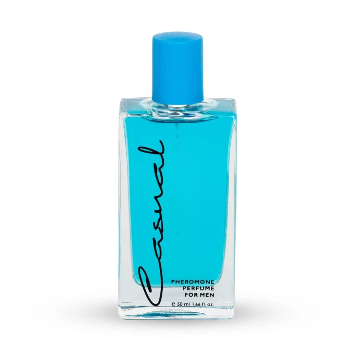 Feromony - CASUAL Blue 50ml - Niebieskie - feromony dla mężczyzn, optymalne stężenie