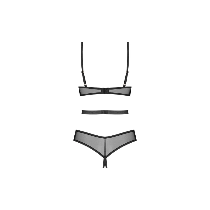 Body Euridia OBSESSIVE, 94% poliester, regulowane ramiączka, zmysłowy fason, czarny