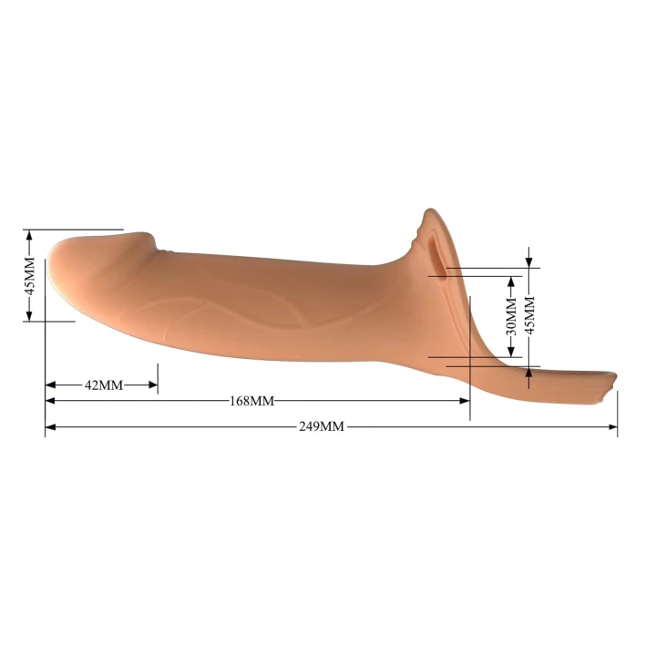 Hollow dildo PRETTY LOVE LONDON 6.6