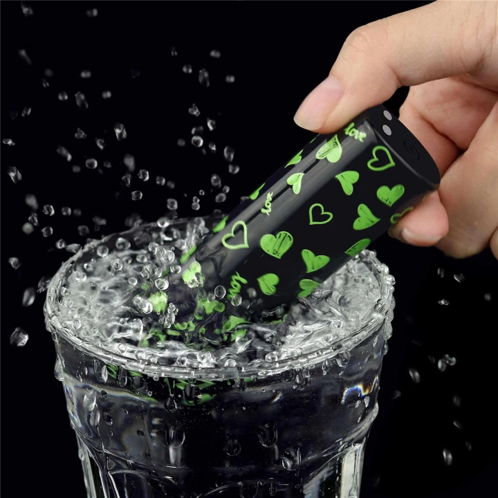 Masażer serca - ładowalny, wodoodporny, 10 funkcji wibracji, ABS