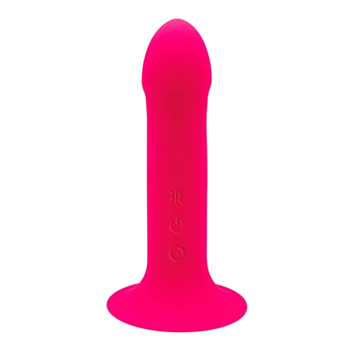 Dildo A.D. Hitsens 2, 17,2 cm, silikonowy, 10 trybów wibracji, przyssawka
