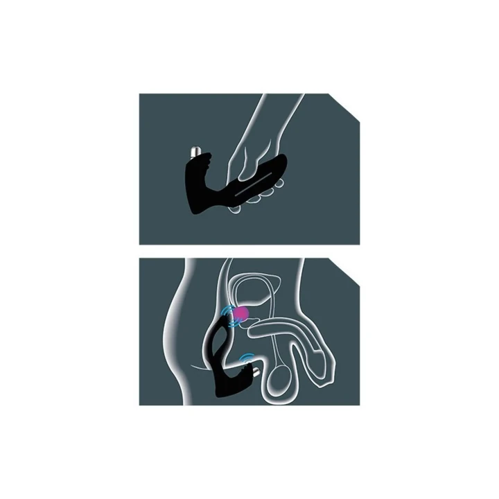 Stymulator prostaty XPANDER X4+, silikon medyczny, akumulator, mały, wodoodporny