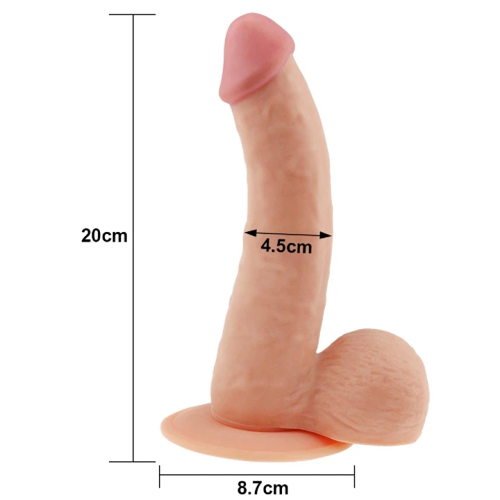 Dildo Love Toy Ultra Soft Dude 8,8