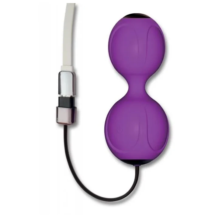 Wibrujące kulki Kegel, seria Kulki-Kegel Vibe, silikon, z pilotem do 5,5 m