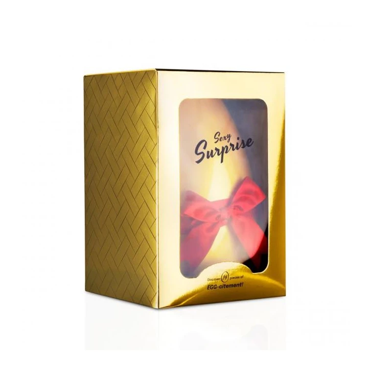 Zestaw erotyczny Loveboxxx - złote jajko, akcesoria dla par, stymulacja dla niego i dla niej