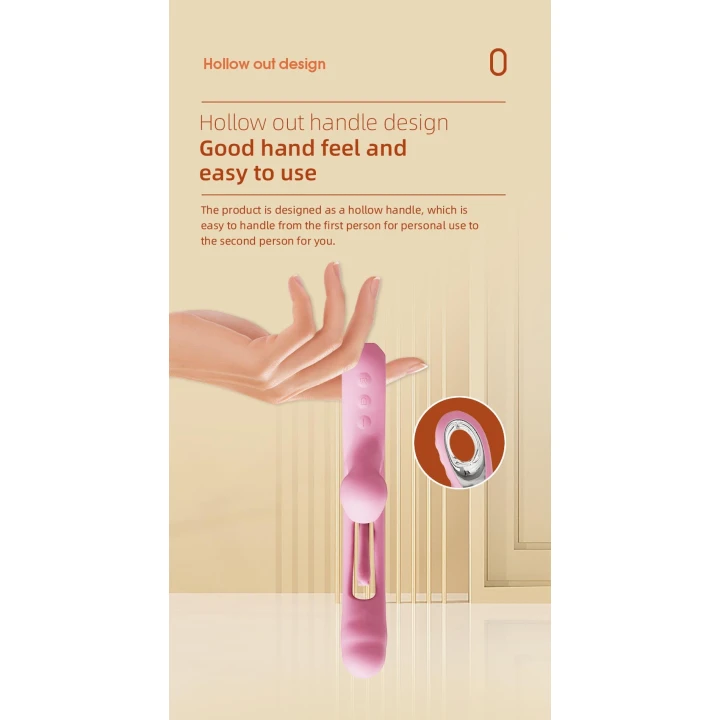 Wibrator Corse, silikonowy, 36 funkcji wibracji i tappingu, ładowanie USB