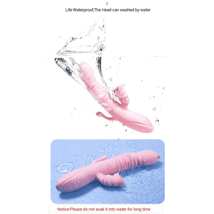 Wibrator do stymulacji łechtaczki ADA USB, wodoodporny, cichy, silikonowy