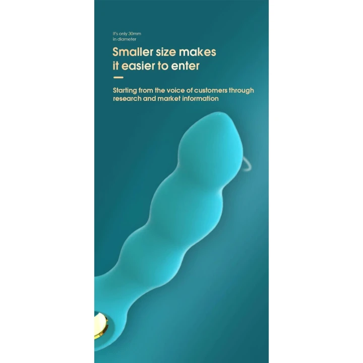 Masażer prostaty Angelo, silikonowy, wibrujący, wodoodporny, 36 trybów wibracji