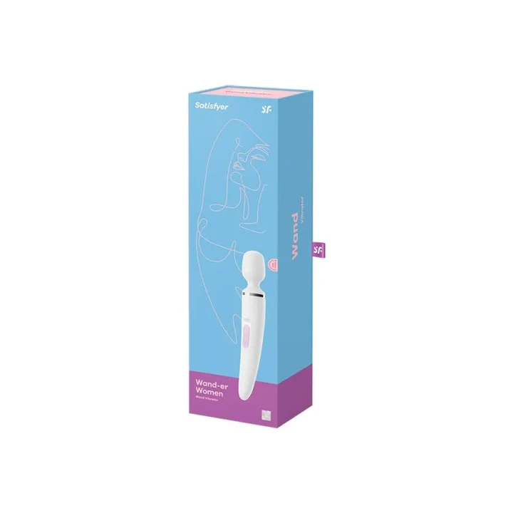 Masażer Wand-er Woman, Satisfyer - XXL, 50 kombinacji wibracji, wodoodporny, silikon