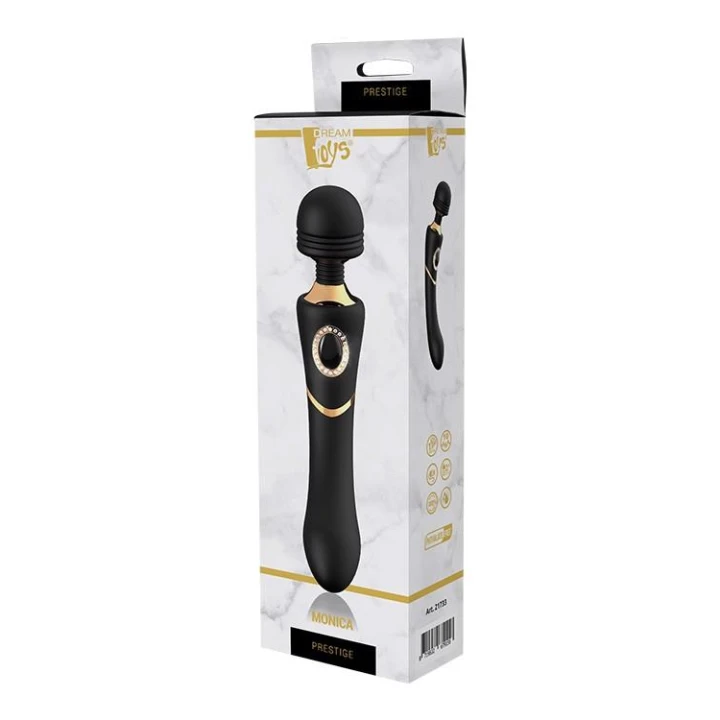 Stymulator różdżki Prestige Dream Toys, silikonowy, wodoodporny, 7 wzorów wibracji