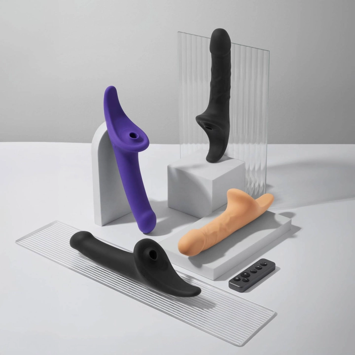 Wibrator (dildo) Desirous Multi Orgasm – 3 silniki, pilot 8 m, IPX7, ładowanie USB