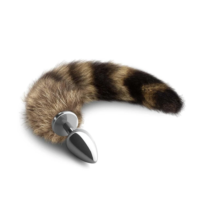 Aneks analny - Crushious, metalowy z miękkim ogonem, długość 6 cm, średnica 2,7 cm
