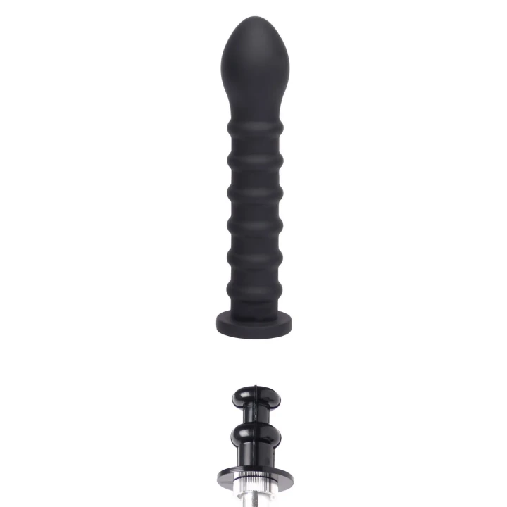 Dildo Bangers Easy-Lock 19 cm z silikonem, elastyczny, z wypustkami
