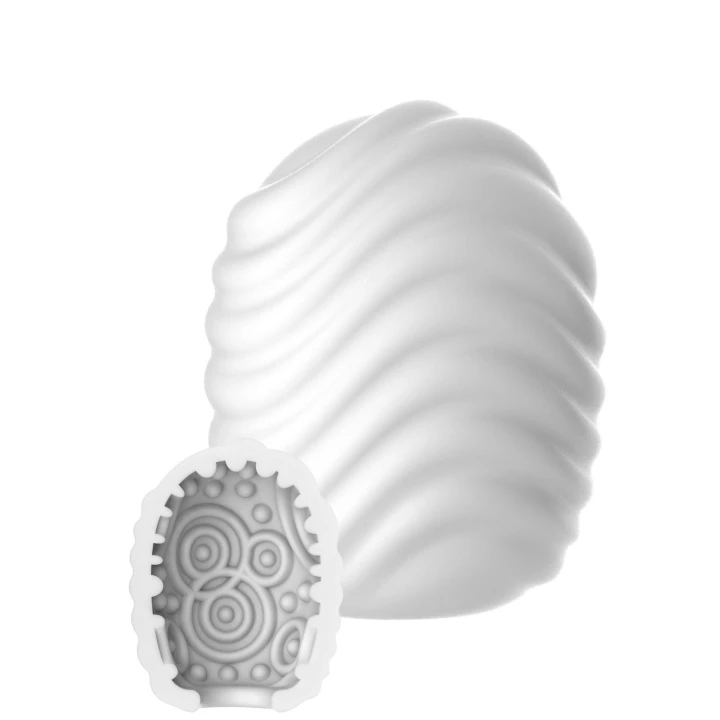 Masturbator mini TOYJOY HERO, elastyczny TPE, ergonomiczny kształt, faliste wypustki