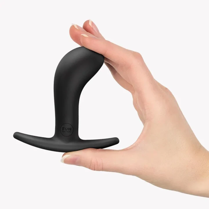 Dildo analne Fun Factory Bootie M – silikon medyczny, giętki, 9,3 cm długości