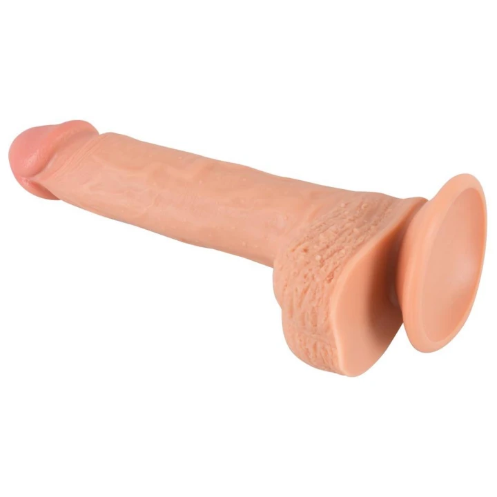 Dildo Realistixxx Real Lover Medium, Silikon, 21,7 cm, elastyczny, praktyczna podstawa ssąca