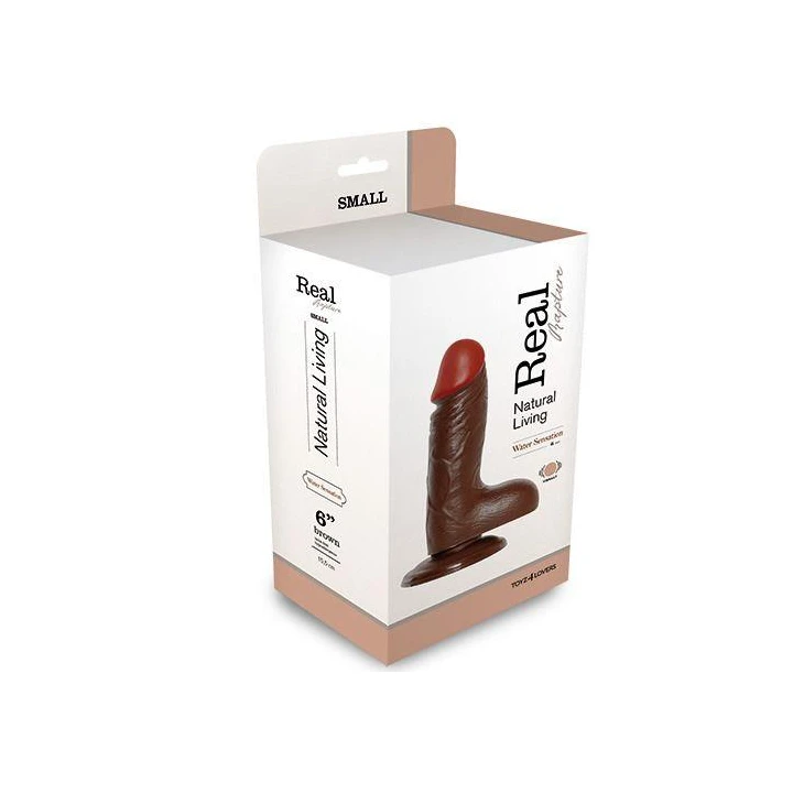 Wibrator REAL Rapture - realistyczny, regulowane wibracje, przyssawka, PVC