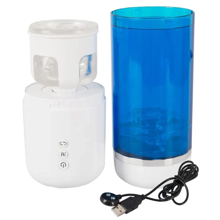 Masturbator 3-funkcyjny You2Toys z rotacją, wibracjami i regulacją głębokości