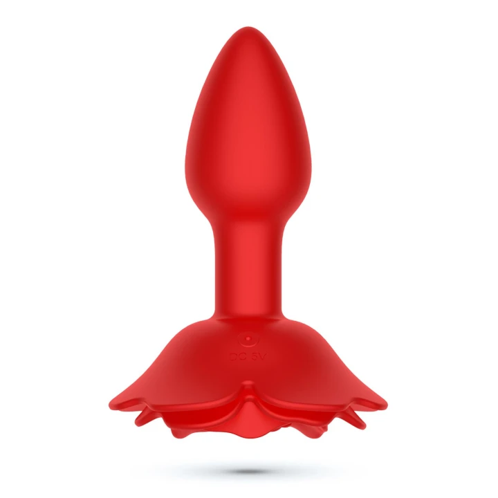 Zabawką analną CRUSHIOUS Giulietta z rotacją 360° i pilotem, 10 trybów wibracji