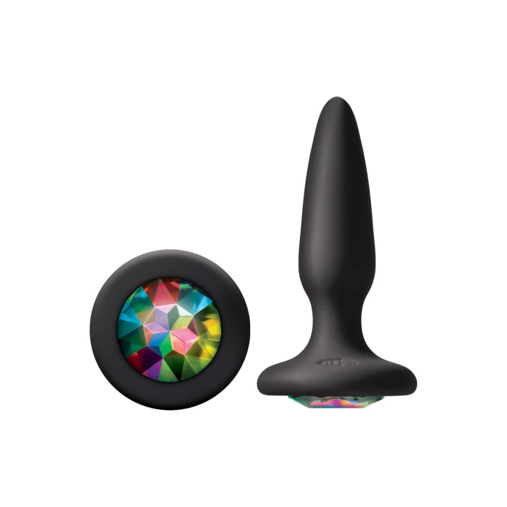 Klejek do analu Glams - Mini, Wodoodporny, Silikonowy, Kolorowe Kamienie