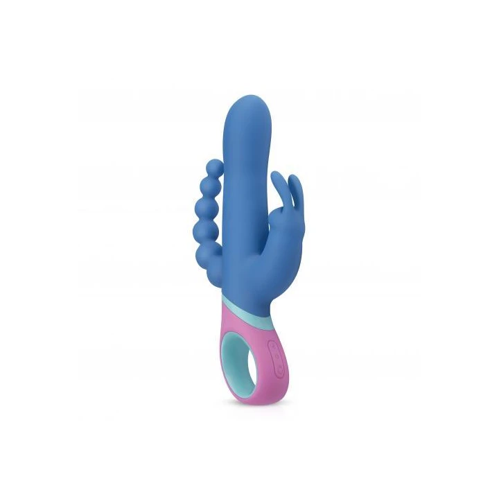 Wibrator podwójny Vice - 13 wibracji, 12 rotacji, wodoodporny IPX6