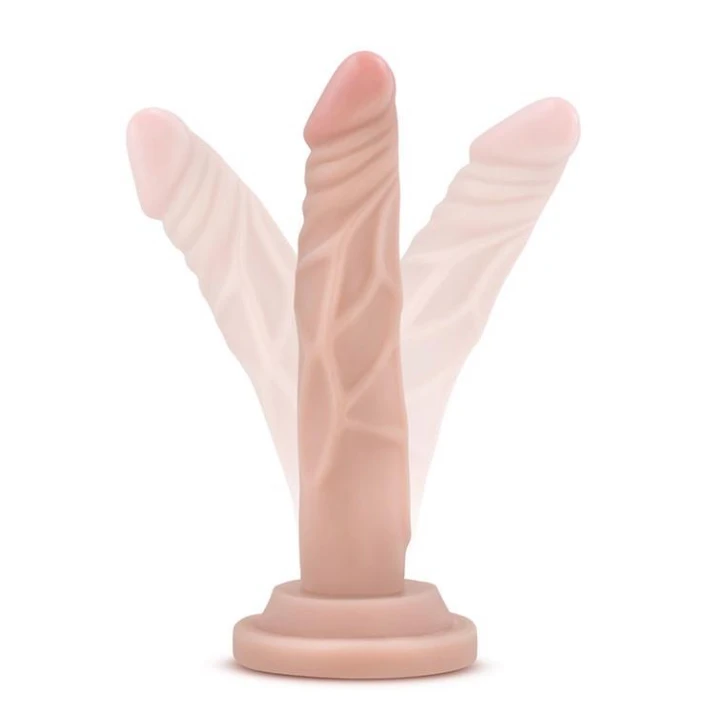 Dildo DR. SKIN 5 cali, realistyczna faktura, przyssawka, materiał PVC