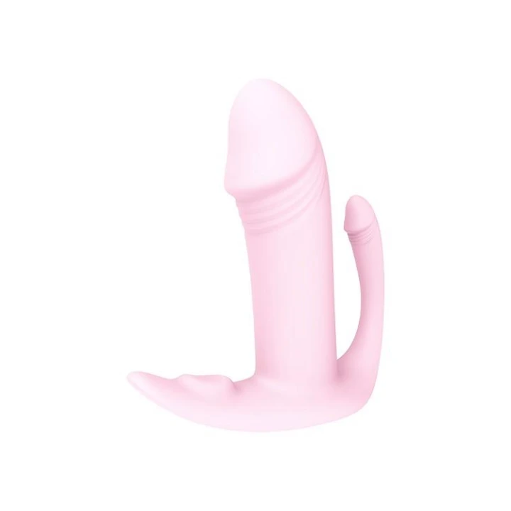 Wibrator analny Vibes of Love - silikonowy, zdalnie sterowany, różowy