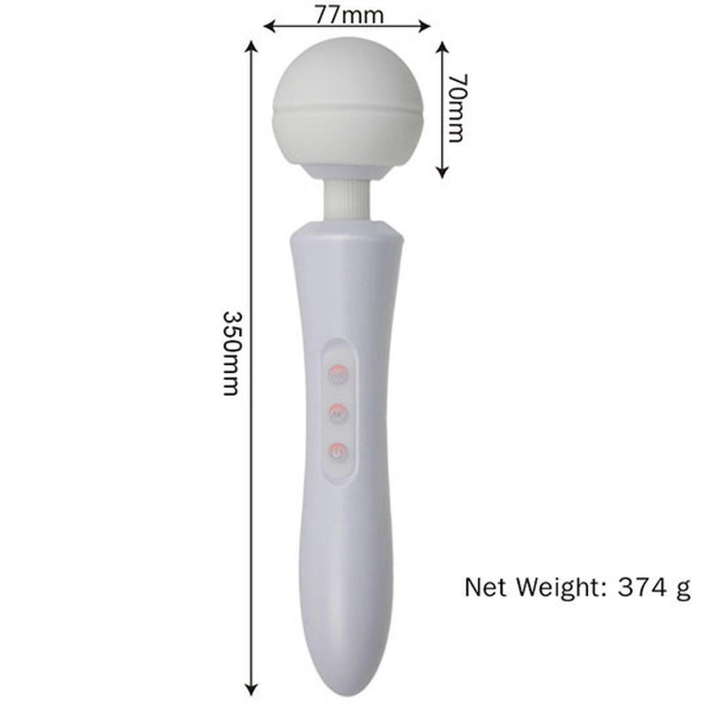 Masażer wibracyjny Ultra Powerful – 32 cm, 20 programów, ładowanie USB