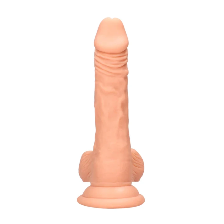 Dildo realistyczne Skin TPE 17 cm z przyssawką, super miękkie, anatomiczne detale