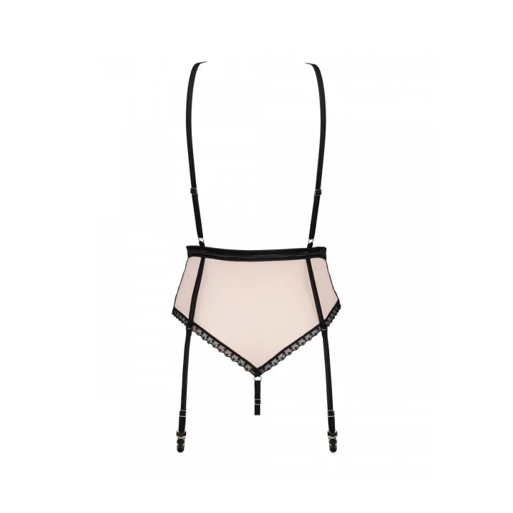 Body Lilines OBSESSIVE L/XL, koronkowe, z regulowanymi ramiączkami, pas do pończoch