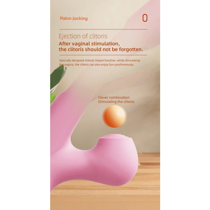 Wibrator Corse, silikonowy, 36 funkcji wibracji i tappingu, ładowanie USB