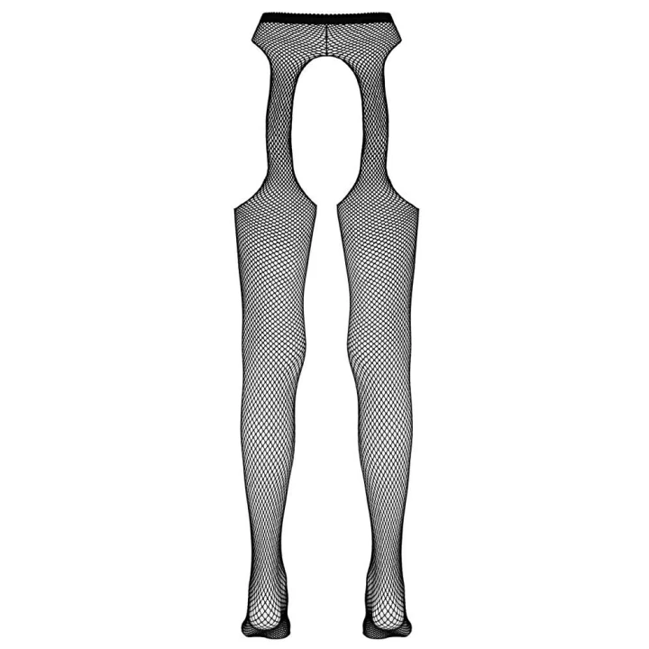 Rajstopy do pończoch COTTELLI LINGERIE, 100% poliamid, czarne, eleganckie, L/XL