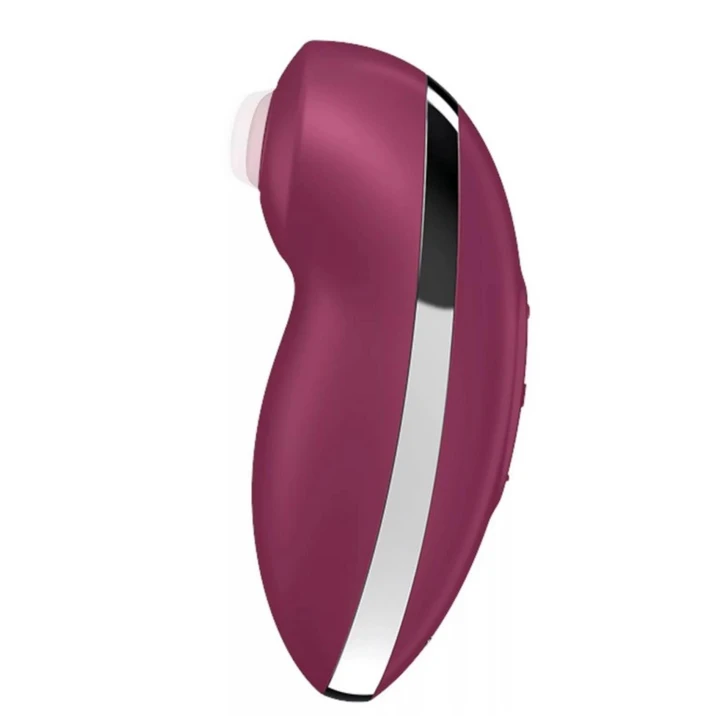 Wibrator łechtaczkowy Satisfyer Tap & Climax 2, silikon, wodoodporny IPX7, 11 programów