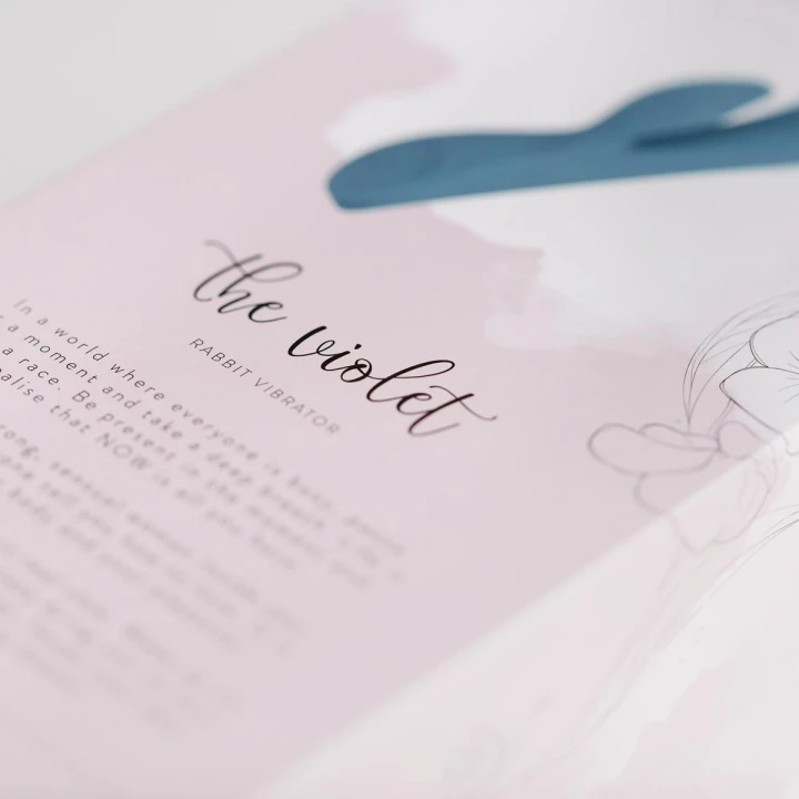 Wibrator króliczek Bloom Fiołek z regulacją prędkości, wodoodporny, silikonowy