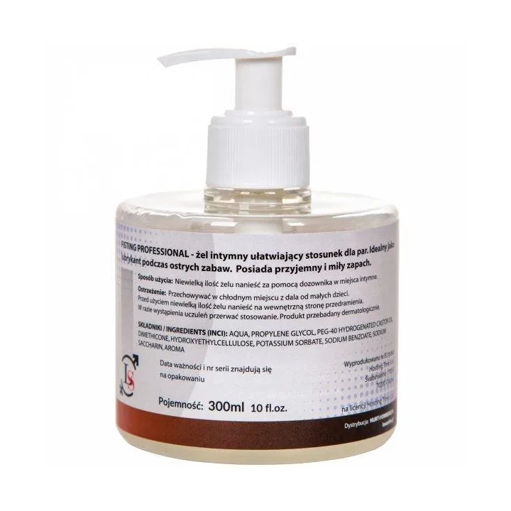 Żel do Fistingu FISTING PROFFESIONAL 300ml - Ekstremalne Nawilżenie, Optymalny Poślizg