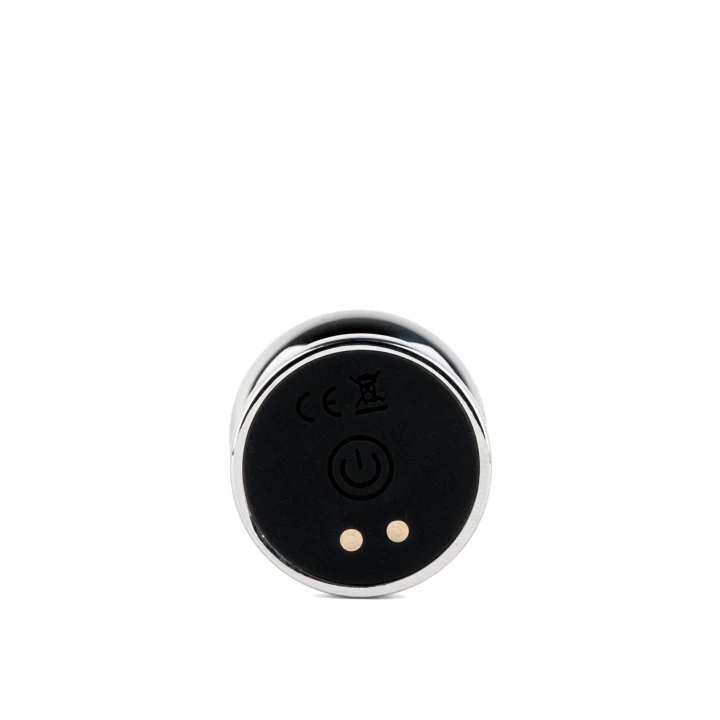 Wibrator korek analny Metal M Series – pilot, 10 trybów, magnetyczne ładowanie