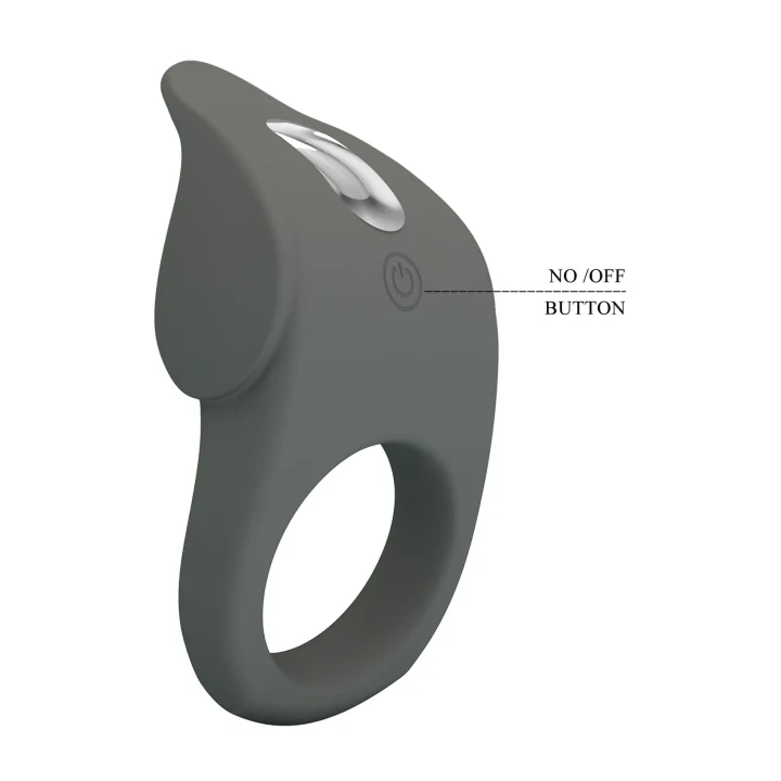 Pierścień wibracyjny PRETTY LOVE, silikonowy, 10 funkcji wibracji, pamięć