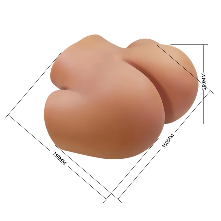 Masturbator 3D Crazy Bull Ilana, TPE, 35 cm, realistyczna struktura wewnętrzna