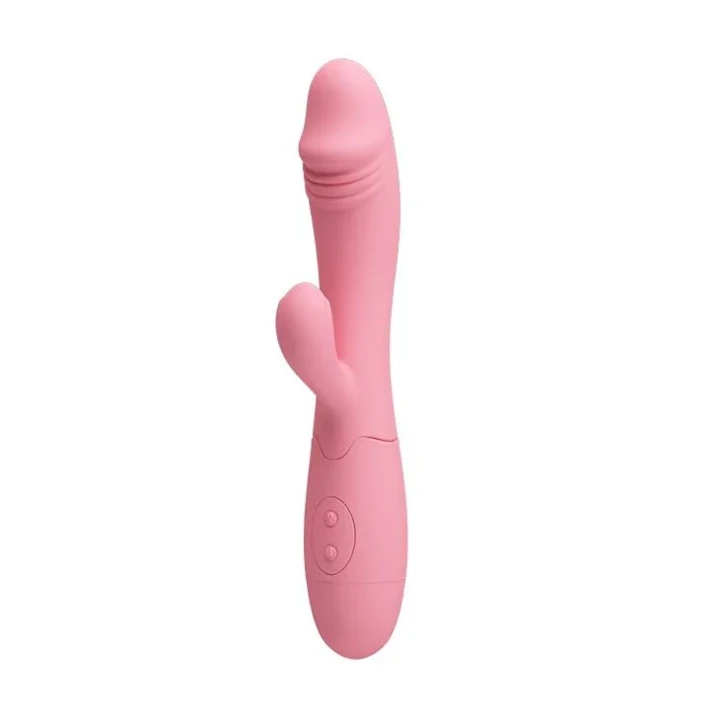 Masażer wibracyjny PRETTY LOVE - silikon, 30 funkcji, 19,5 cm długości