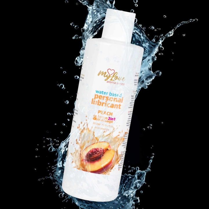 Żel intymny i do masażu MyLove Aroma Series 2w1 Brzoskwinia 300 ml