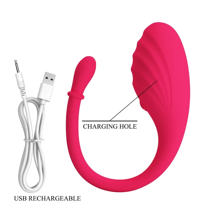 Wibrator bullet Undine — silikon, sterowanie aplikacją, USB, 9 trybów, wodoodporny