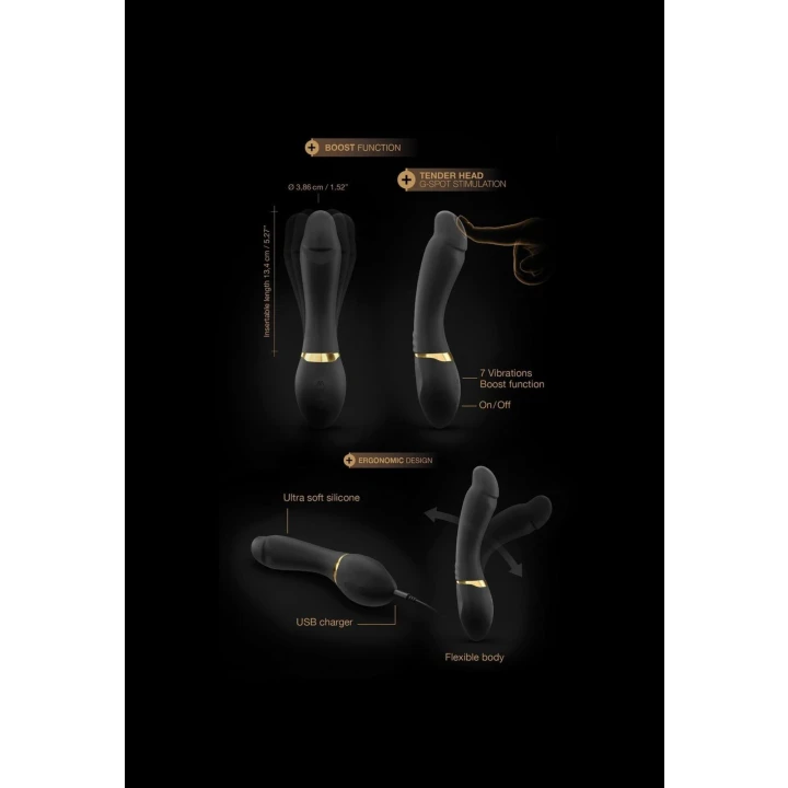 Wibrator Punktu G Dorcel Tender Spot – silikon, 7 trybów wibracji, ładowanie USB