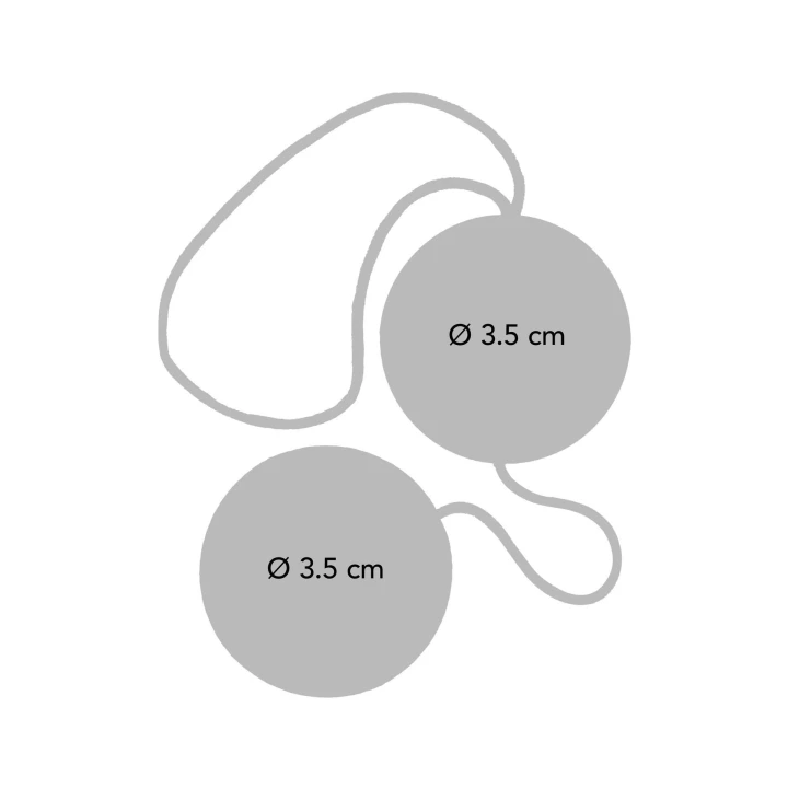 Kulki miłosne wodoodporne Funky - 3.5 cm, ABS, żywe kolory