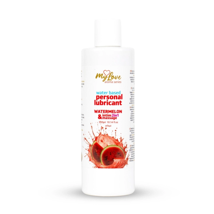 Żel intymno-masujący 2w1 MyLove Aroma Watermelon, wodny, arbuzowy, 300 ml