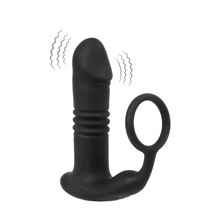 Masażer prostaty Hades - silikonowy, 10 trybów wibracji, 10 trybów ruchu posuwistego